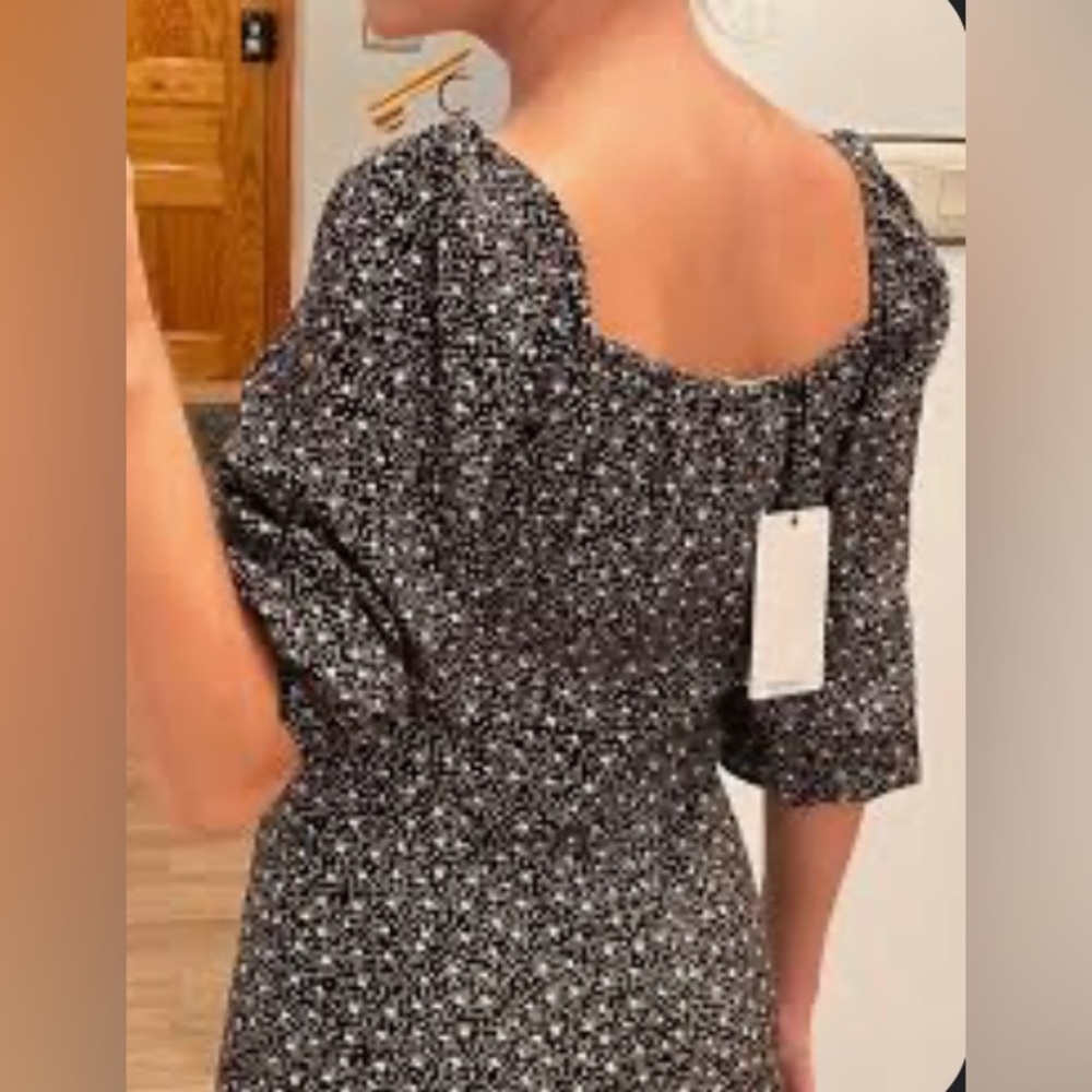 Mango mini dress Square opening